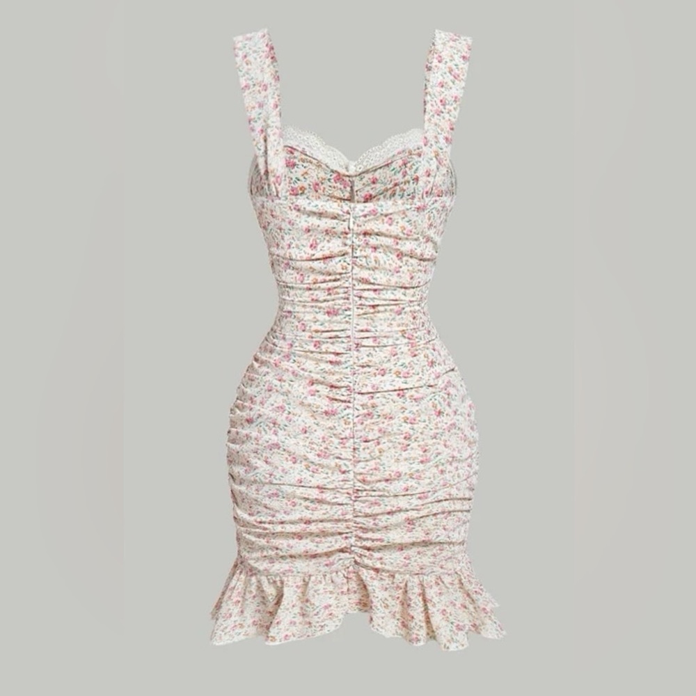 Mini floral dress